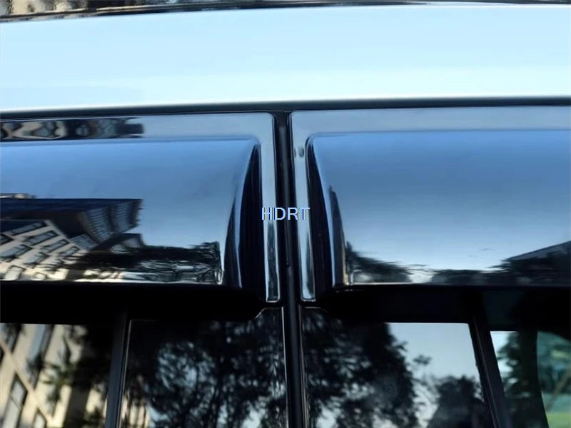 Car Styling Window Visor Protector Sun Rain Shelter Weather Shield Auto External Accessories For BYD Formula Leopard 8 2025 +