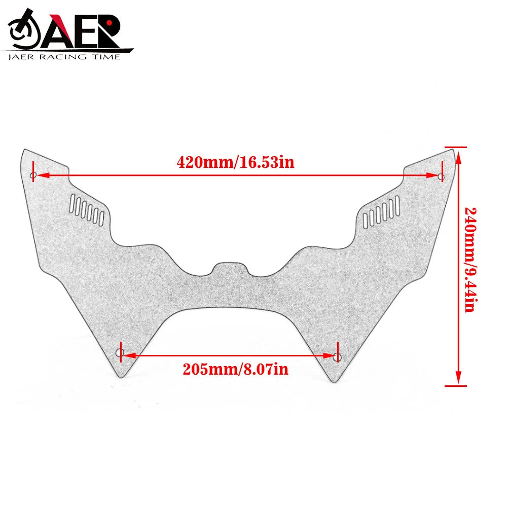 CRF1100L Motorcycle Accessories Forkshield Updraft Deflector for Honda CRF1100 CRF 1100 L Africa Twin 2020-2023 CRF 1100L