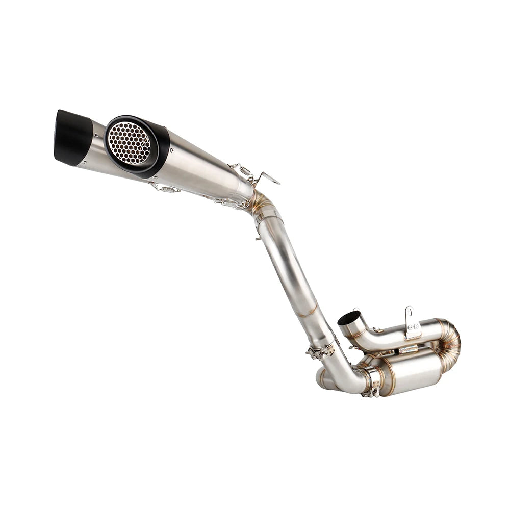 For Ducati Panigale V4 2022 2023 2024 Panigale V4S Escape Slip-on Motorcycle High Mount Exhaust Muffler With Link Pipe Underseat