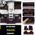 For BYD Ti7 Leopard Titanium 7 3PCS Full Coverage Auto Carpets Car Floor Mats Foot Coche Accessories Floor Liners Blanket