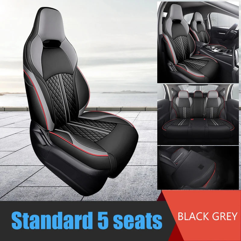 Luxury Interior Upgrade Car Seat Covers For BYD Destroyer KING 05 2022 2023 2024 Waterproof Leather Automotive Seat Cushion