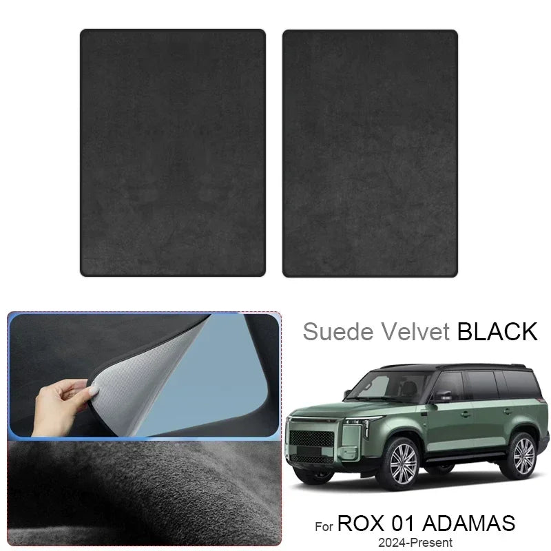 For ROX 01 ADAMAS-Present Car Sunroof Sunshade Heat Insulation UV Protection Electrostatic Suede Skylight Cover
