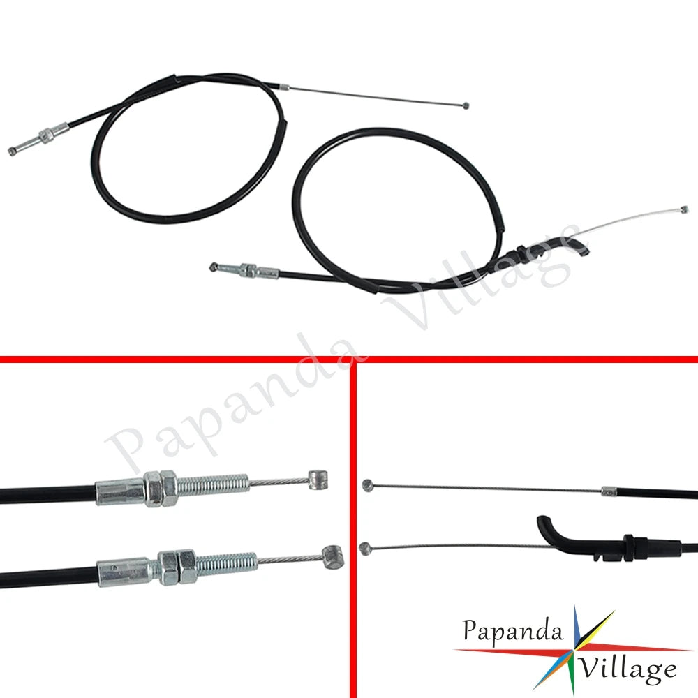 755mm Accelerator Line For Kawasaki EX250J EX250F EX250E Ninja 250R 08-12 Motorcycle Cable Throttle Control Wires Fueling Cables