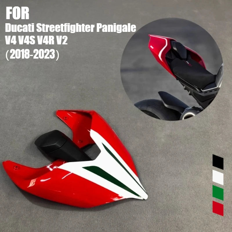 For DUCATI Panigale V4/S V4R V2 Streetfighter V4/S V2 2018-2023 Rear Hump Single Seat Cover Rear Tail Hump Core ABS Fairing Fit