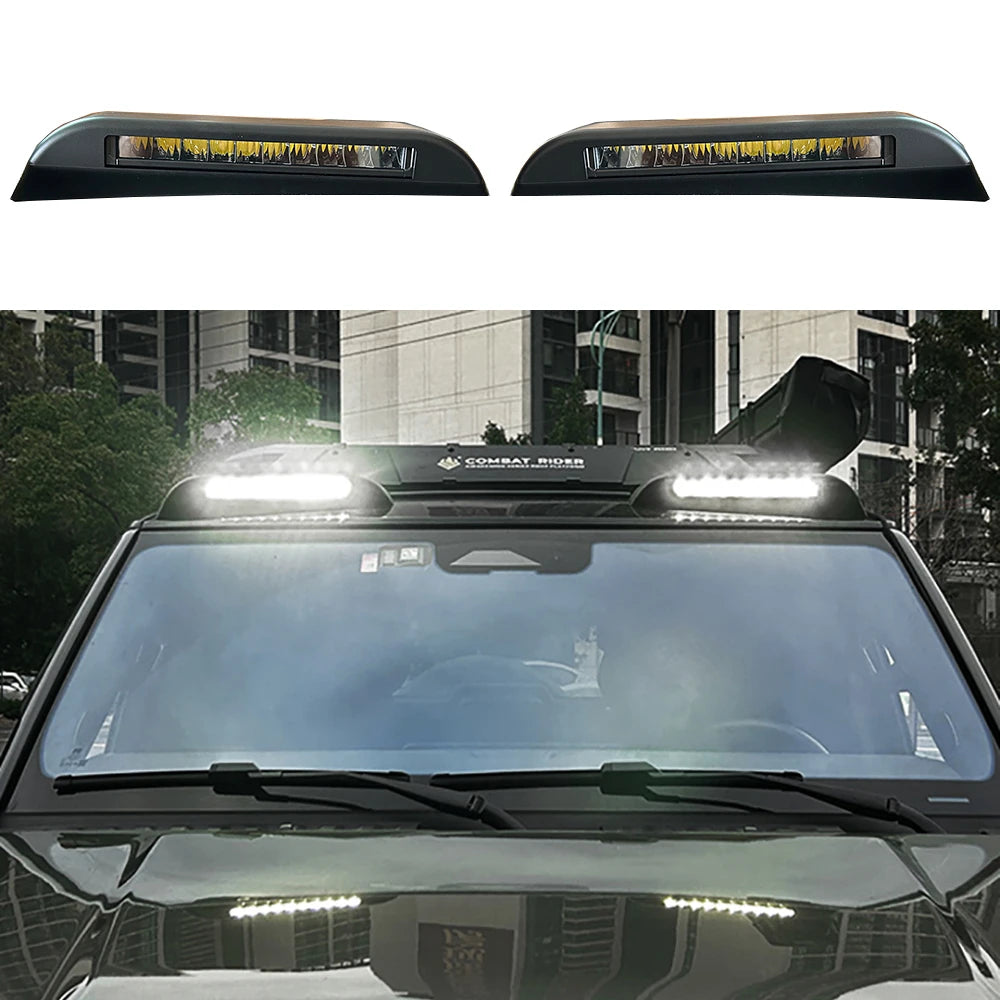 Car Roof Spotlight Daytime Running Light Outdoor Searchlight Modification Fit for Baic Jishi Rox 01 Polestone 2024 2025 2026