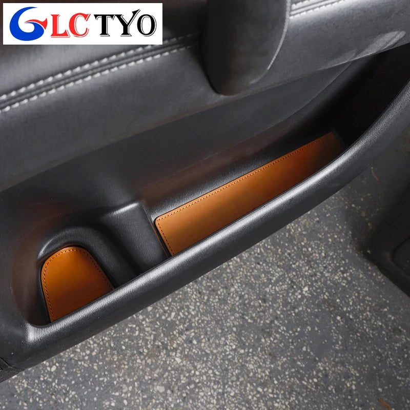For Nissan Patrol Y62 Water Cup Storage Box Mat Non-Slip Interior Design Accessories Modification Protective Cleaning Pad 2020