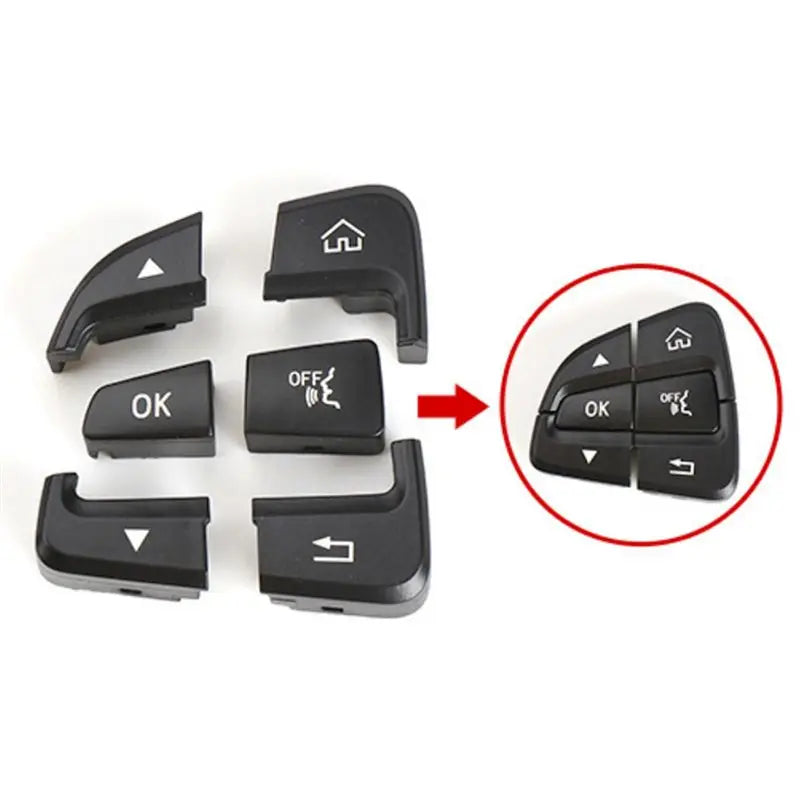 A85E-Car Steering Wheel Button Multifunction Control Switch For Mercedes Benz C-Class GLC Class W205 W253 2015- 2021