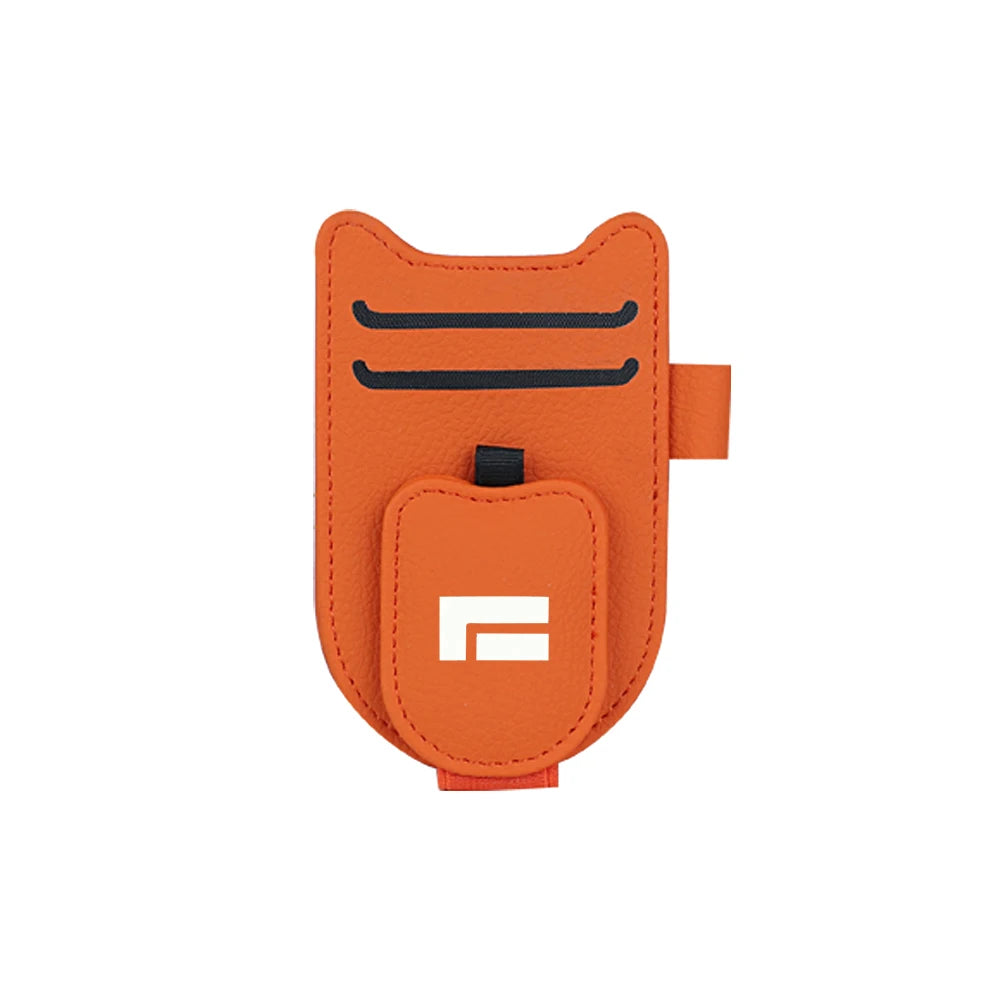 Multifunctional Car Glasses Clip Bill Leather Fit For BAIC JISHI Rox Adamas 2026 Car Visor Storage Box Sunglasses Clip