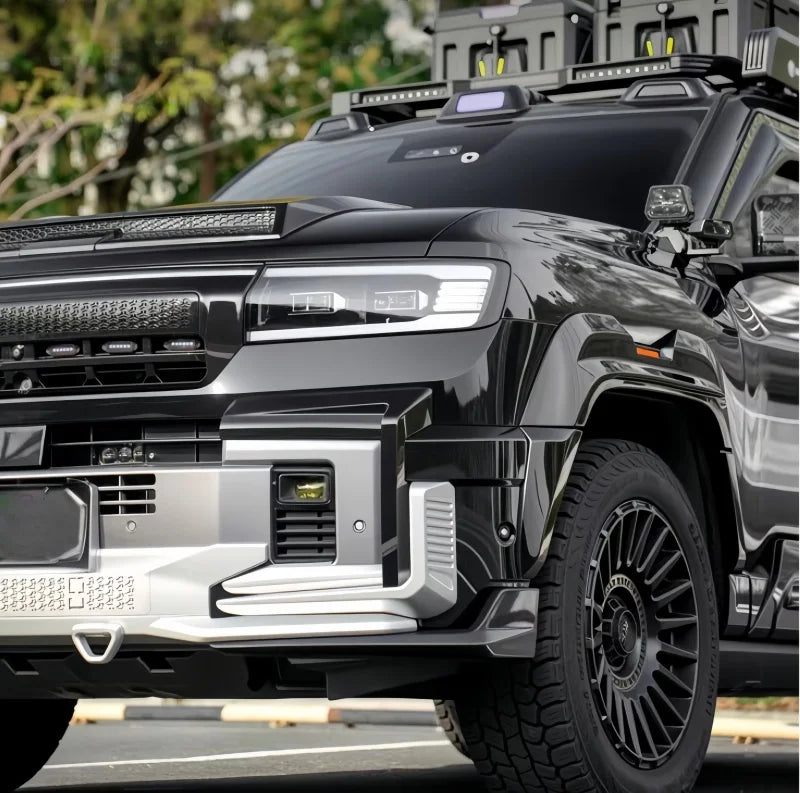 Car Front Grille Fit for BYD Leopard 8 Modified Auto Mountain Sea Sports Kit Car Grille Protective Cover Car Upgrade Parts