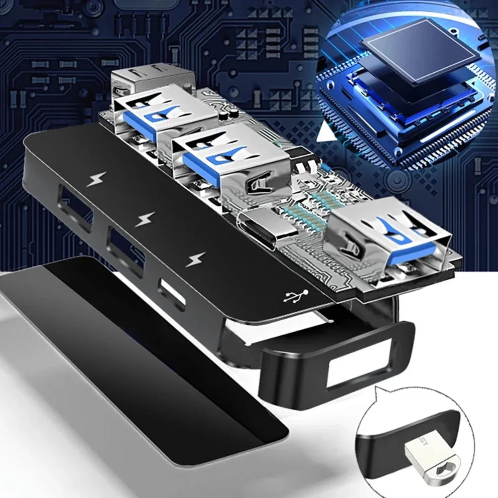 For BAIC Jishi Polestone 01 Rox 01 2023 2024 2025 Car USB Extender Type-C Conversion Head Interface Modification Accessories