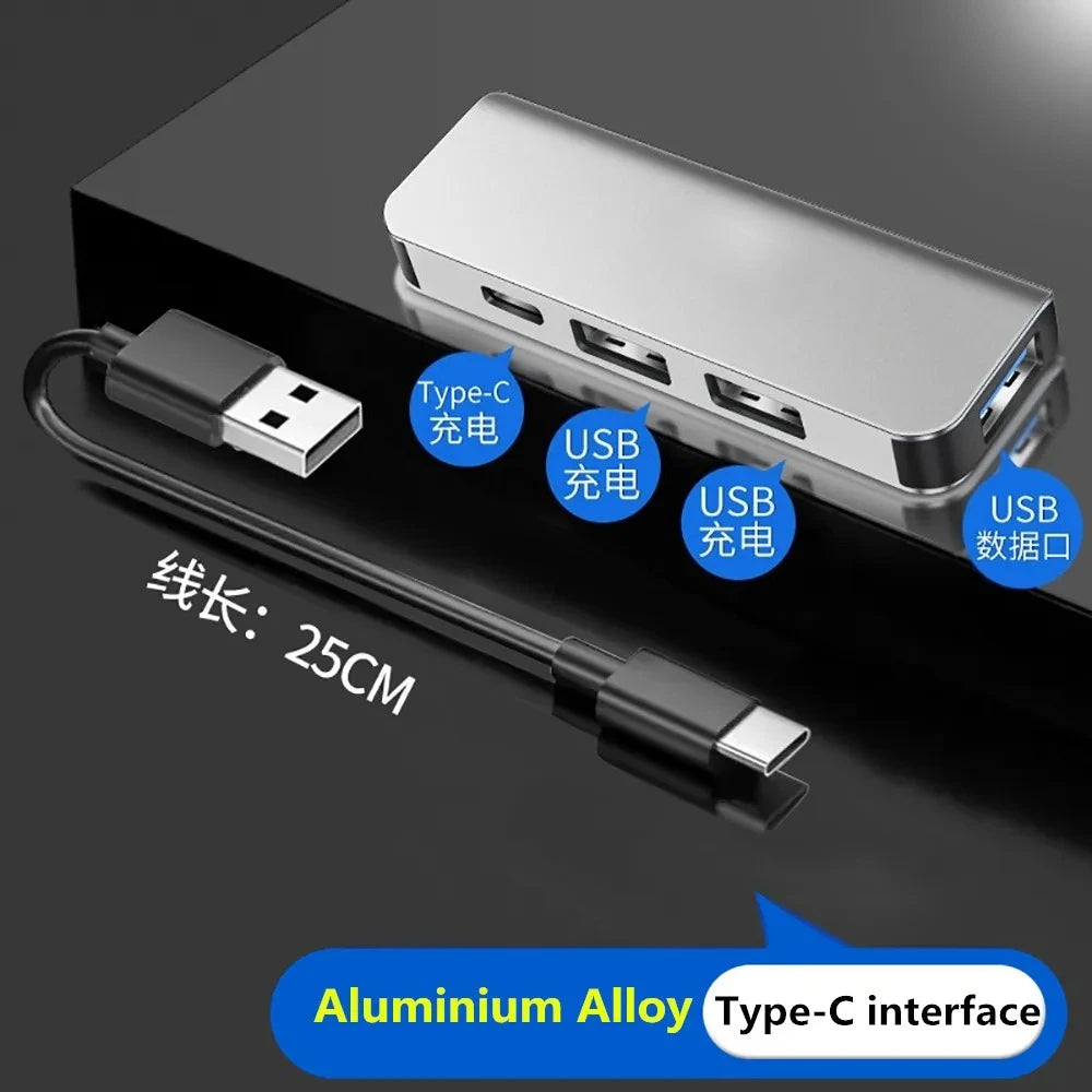 لبايك جيشي بولستون 01 روكس 01 2023 2024 2025 ملحقات تعديل واجهة محول USB تمديد Type-C للسيارة