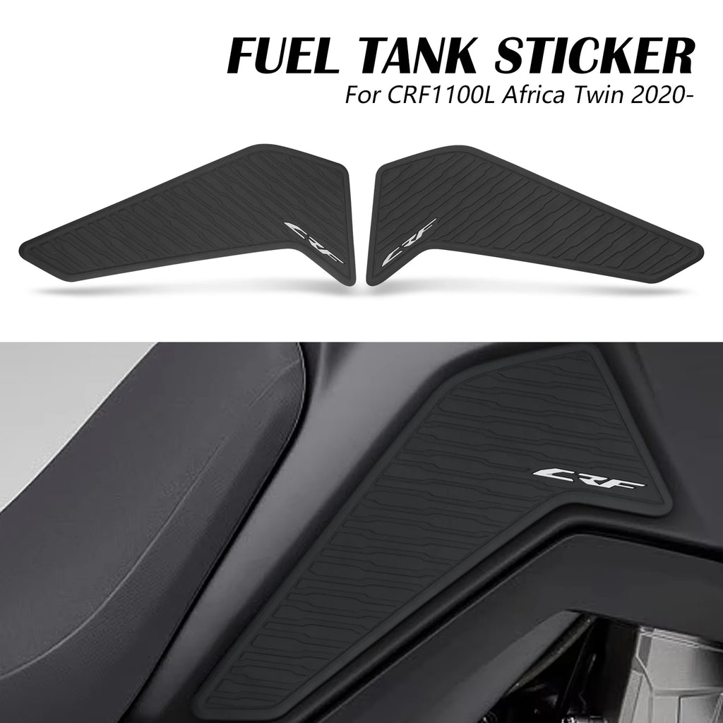 For Honda CRF1100L Africa Twin 2020 2021 2022 Motorcycle Side Fuel Tank Pads Protector Stickers Knee Grip Traction Pad CRF 1100L