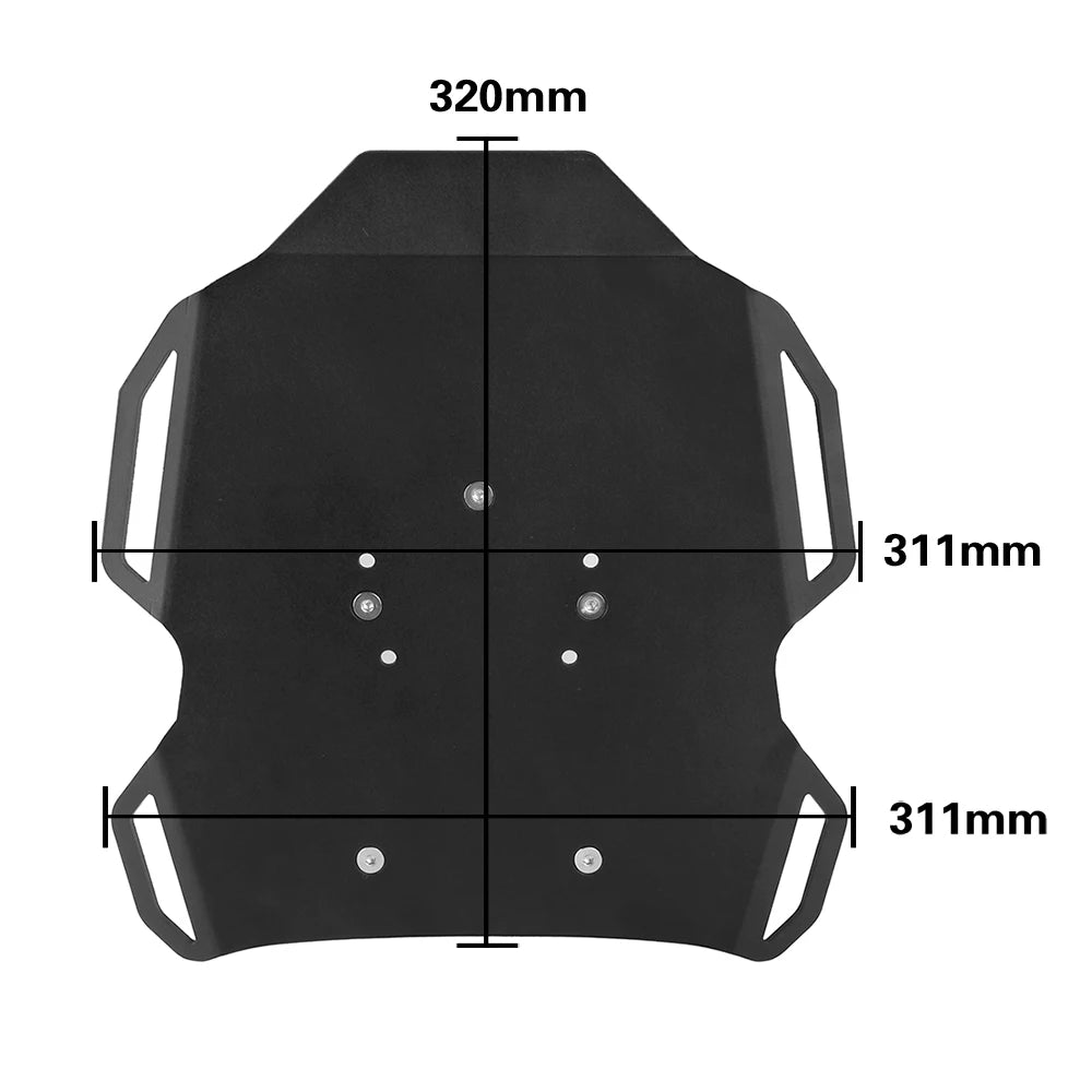 For BMW R1200GS R 1200 GSA 1250 GS R1250GS LC ADV Adventure Rear Seat Area Covering Plate And Rack Pillion Luggage Rails Cover