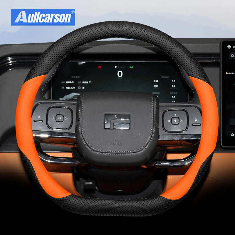 For Rox 01 Polestone 2024 2025 Steering Wheel Cover Breathable Anti Slip PU Leather Car Accessories