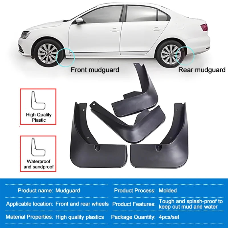 4 PCS Mud Flaps For Polestones 01 2023 2024 2025 Rox 01 Mudflaps Splash Guards Front Rear Flaps Fender Mudguards Car Accessories