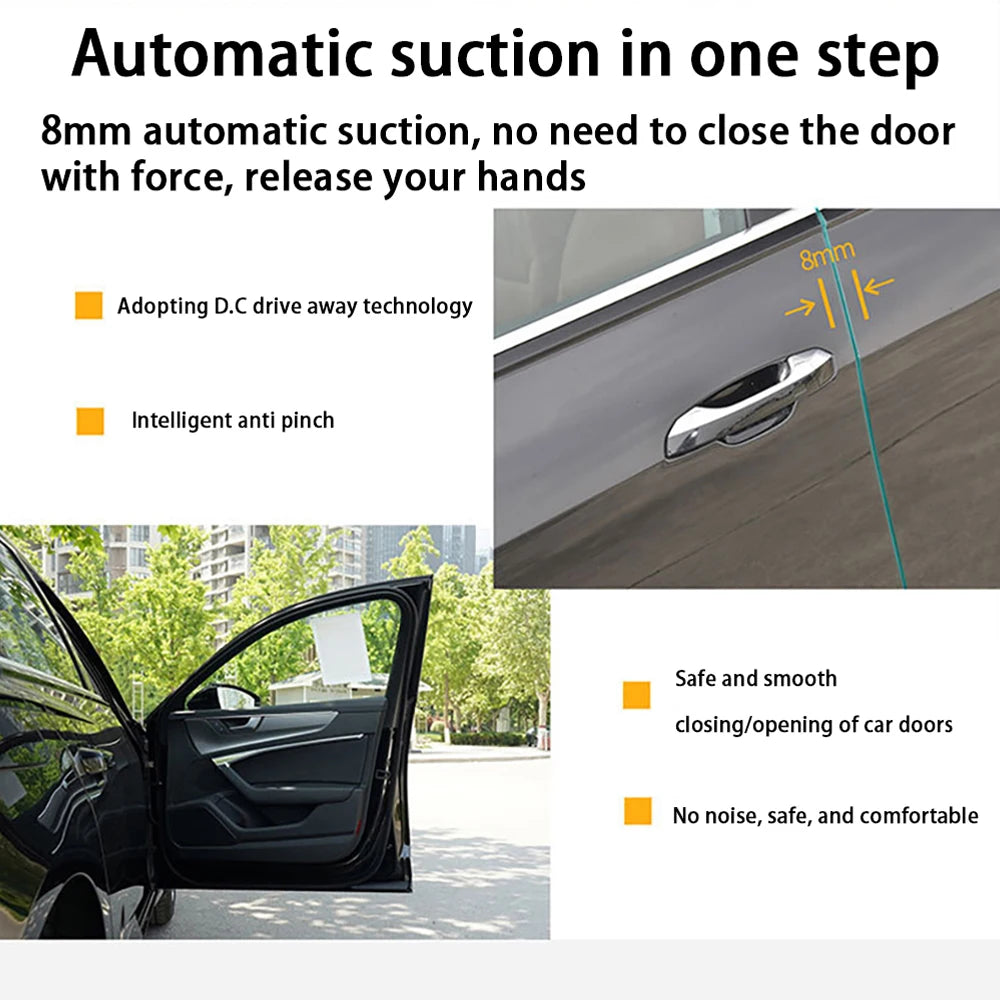 ZJCGO for BYD Frigate 07 2022~2026 Car Automatic Electric Soft Close Door Closer System OEM Plug and Play Comfort Closing