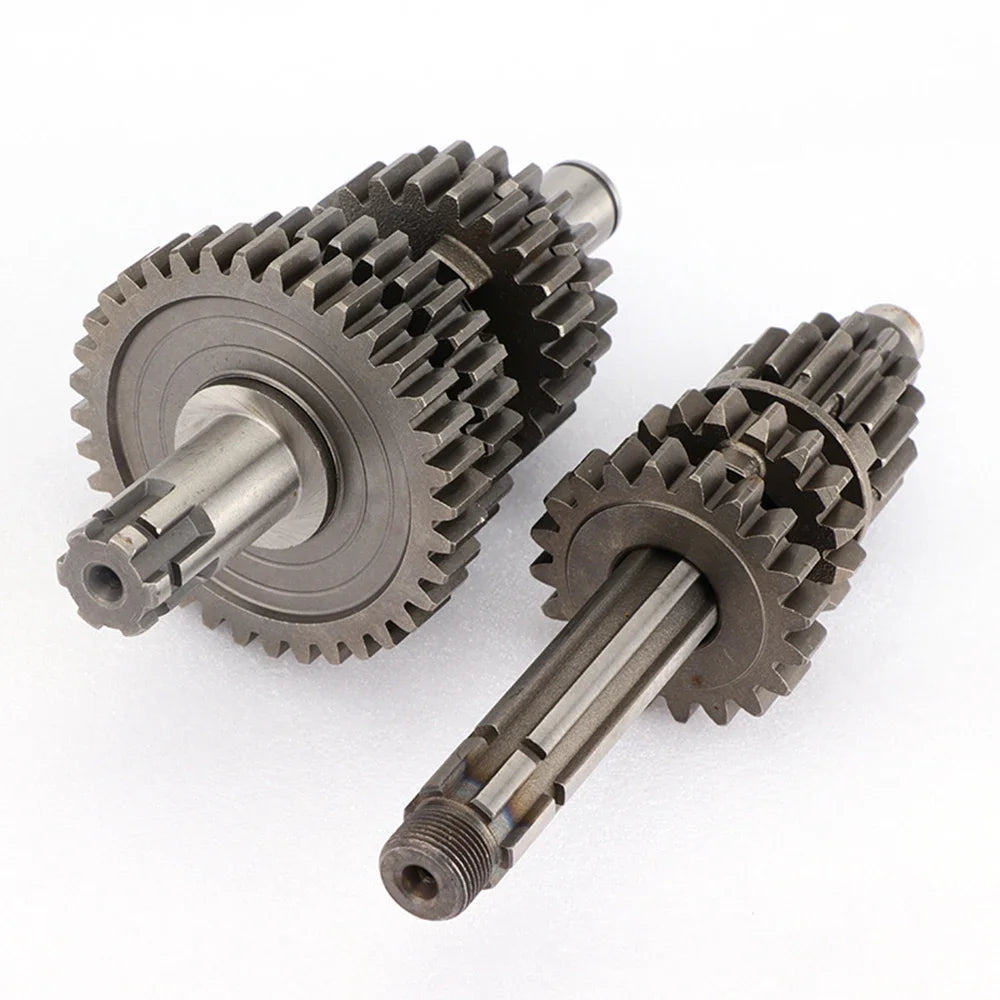 Motorcycle Transmission Gear Box Main Counter Shaft For YX 140cc 150cc 160cc Engine Pit Dirt Bike Motocross Replacement Parts