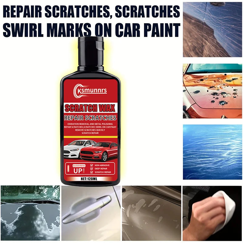 Paint Scratch Repair Kit - Car Care & Refurbishment Wax, repairs and protects your vehicle from scratches and swirl marks,