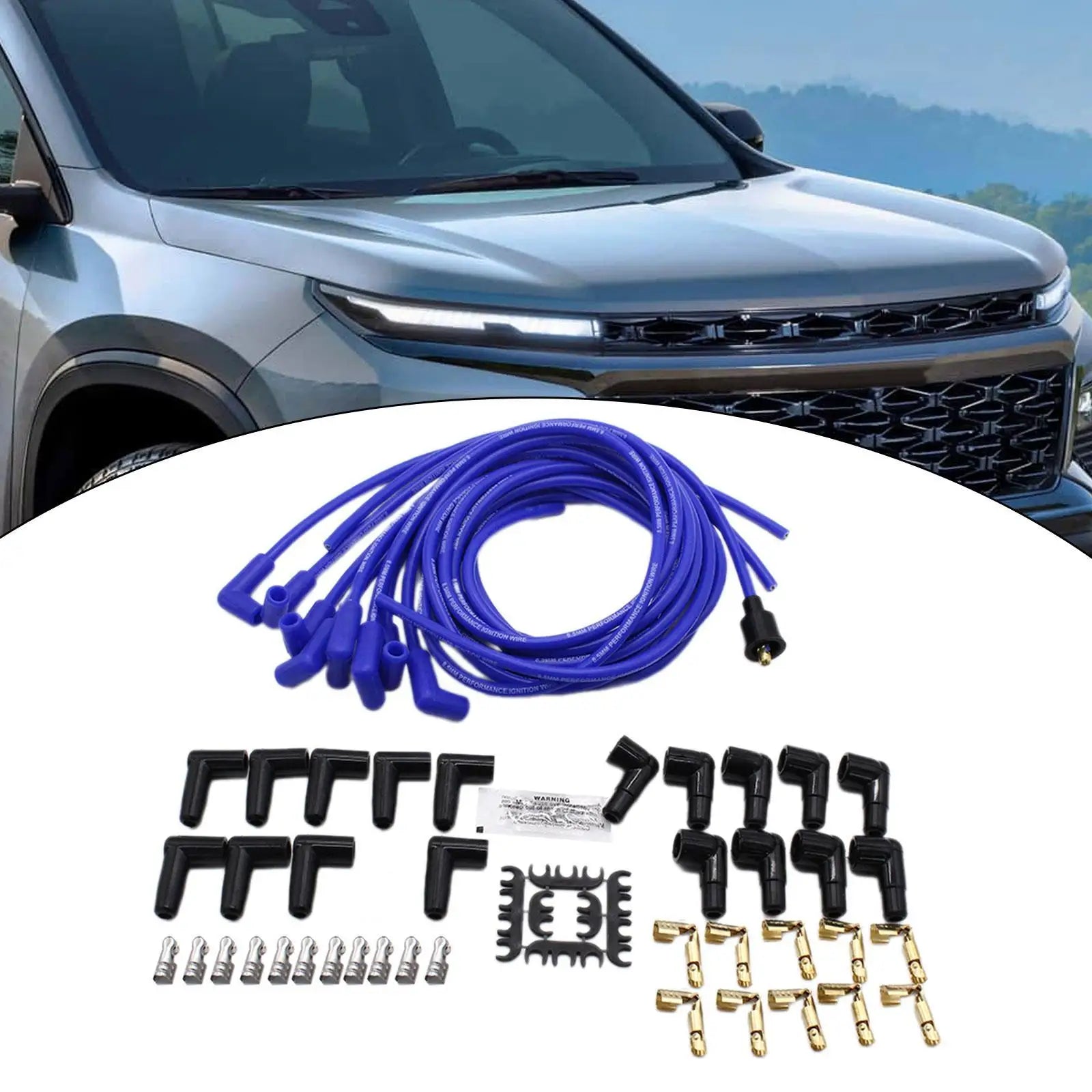 Easy to Use Spark Plug Wire Set Automotive 135 45 Degree Boots for Chevrolet Spark Parts and Ignition System