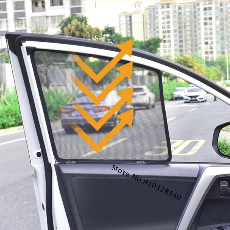 For Polestones 01 ROX 01 2024 2025 Car Sunshade Mesh Sunshield Side Window Sun Visor Sunscreen