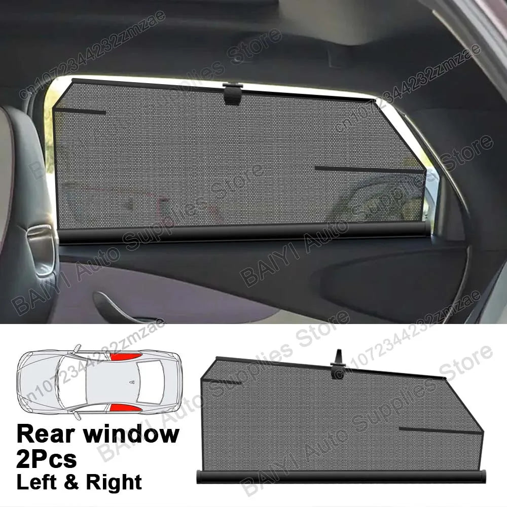 For BYD Dolphin 2021-2025 Car Lifting Window Sunshade Customizable Sun Shade Front Rear Windshield Sunshield Protector Cover