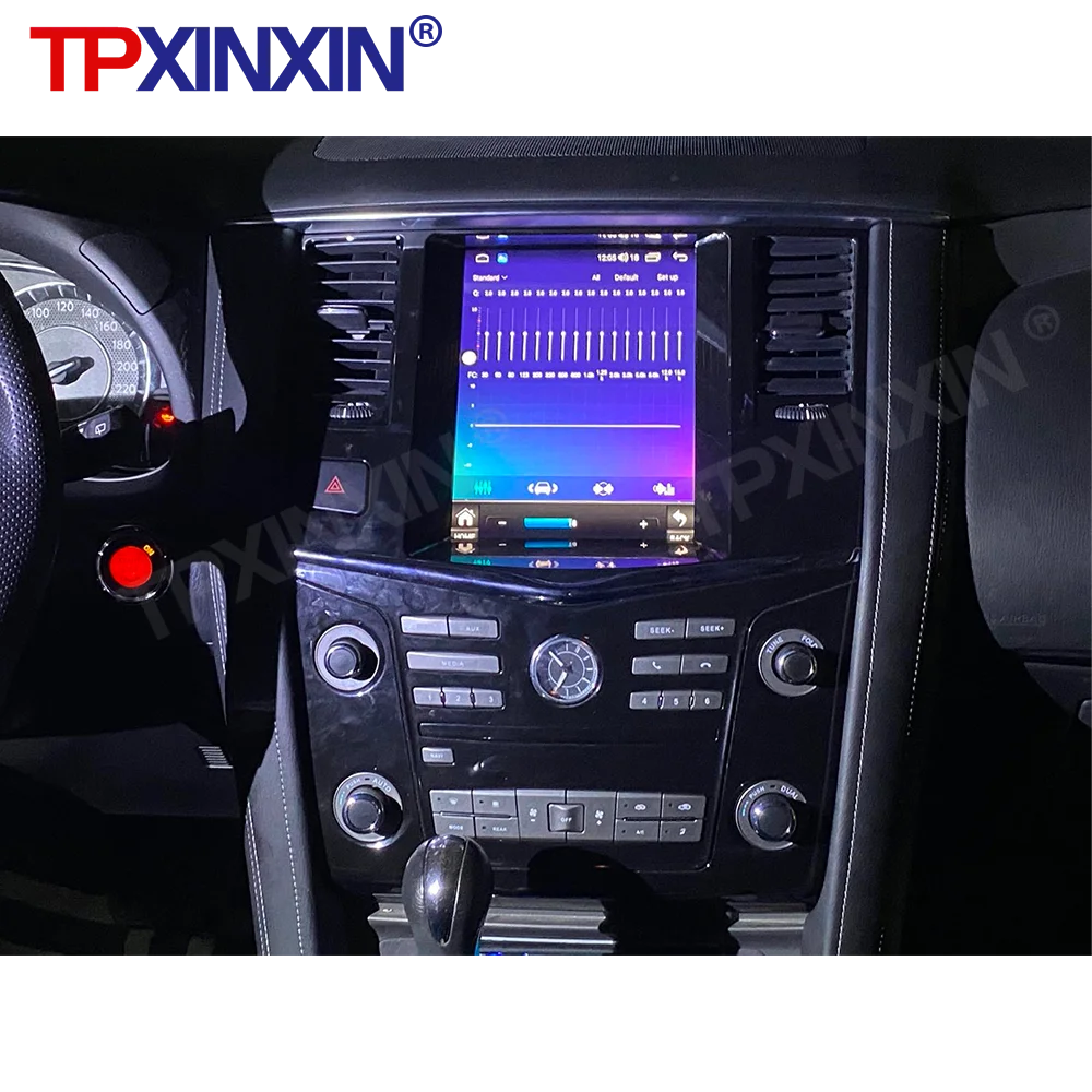 Android 14 GPS Navi Car Radio Carplay For Nissan Patro Y62l 2012-2017 Auto Stereo Multimedia Player 10.4" Tape Recorder Headunit