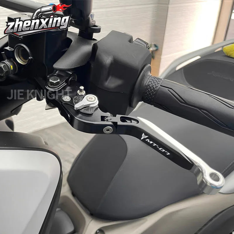 For YAMAHA MT-07 FZ-07 MT 07 FZ07 MT07 FZ 07 2014-2025 Motorcycle CNC Adjustable Folding Extendable Brake Clutch Levers Handle