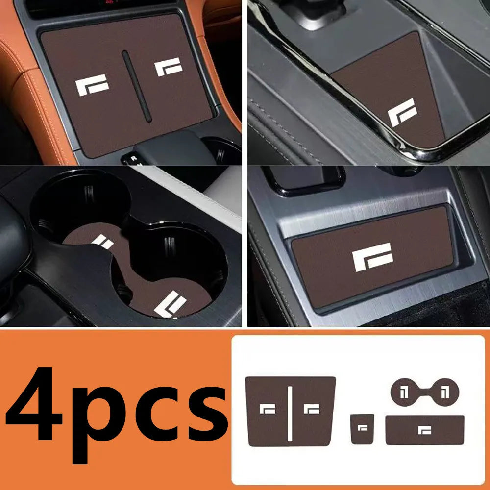 Center Console Pad Armrest Box Storage Compartment Pad Waterproof For BAIC JISHI Polestone 01 Rox 01 Car Interior Accessories ﻿