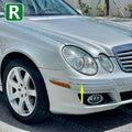 for 2007-2009 W211 Mercedes Benz E320 E350 E550, E63 AMG Front Rear Bumper Chrome Strip Trim 2118852321 2118852721 2118850221