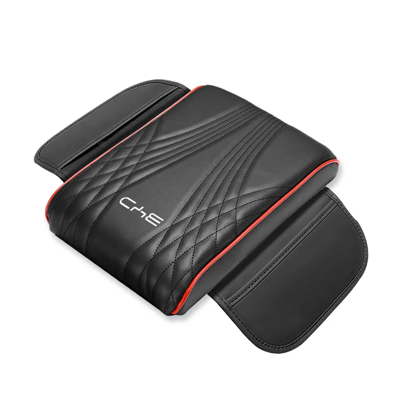 Car Armrest Heightening Cushion with Side Storage Bag for BYD Seagyll V2l Dolphin Mini Atto3 F3 E6 G3 Ea1 Dmi Elbow Support Pad