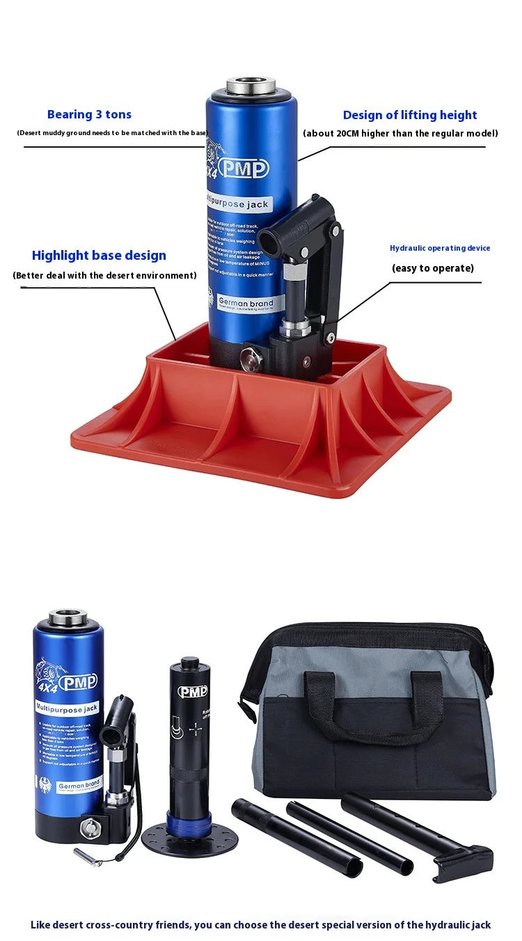 New Outdoor Escape Rescue Hydraulic Jack Powerful Off Road Recovery Jack Heavy Lifting Farm Jack