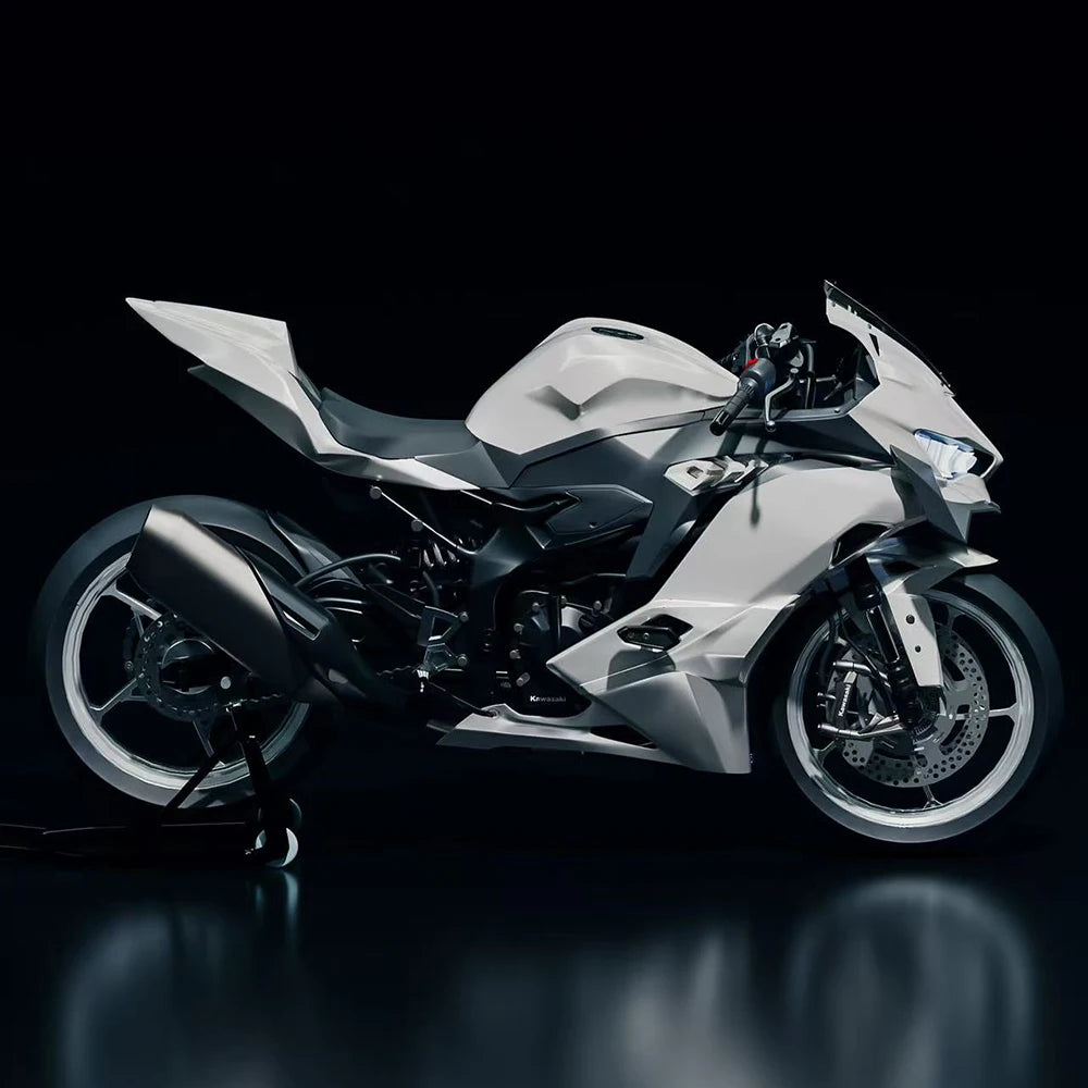 For Kawasaki Ninja ZX-4R GP WING zx4r / zx-4rr 2024-2026 Motorcycle Front Spoiler Winglet Aerodynamic Fairing Kit