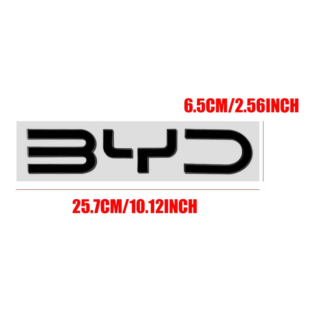 Car Styling Front Hood Bonnet Rear Trunk Cover Sticker Decor For BYD Atto 3 Yuan Plus Song Plus Seal Seagull Dolphin Sealion