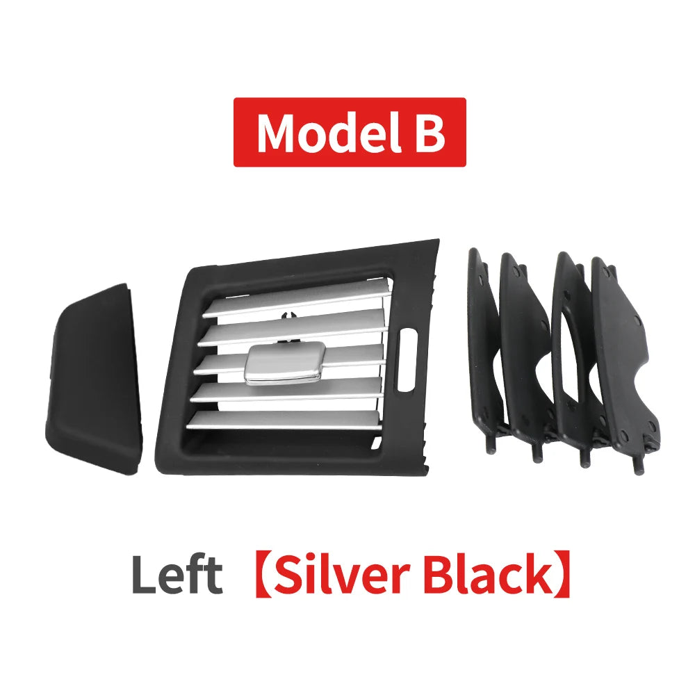 For Mercedes Benz W251 2009-2018 R300 R320 R350 R400 R500 Front Rear Fresh Air Conditioner Chromed AC Vent Outlet Grille Cover