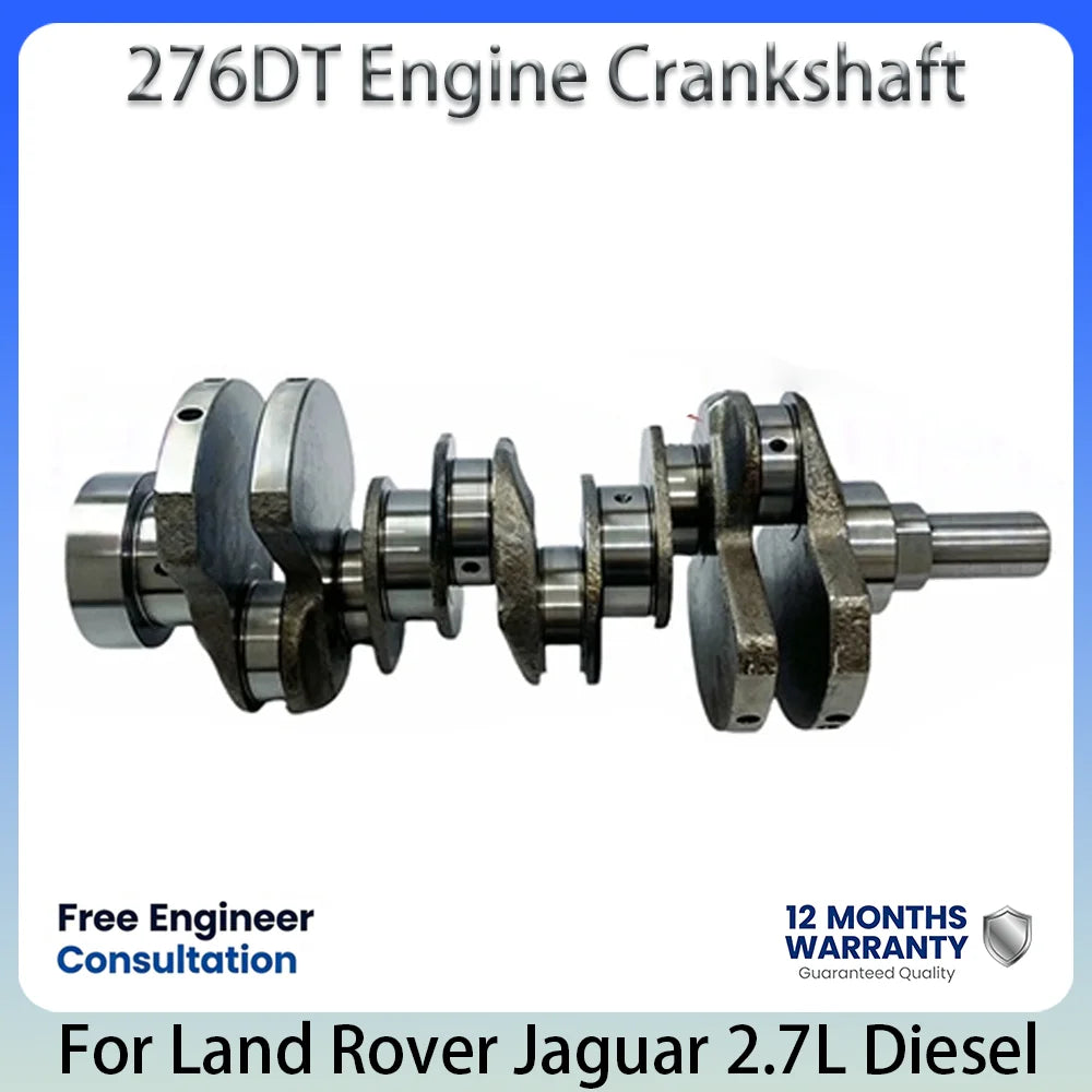 Engine Crankshaft OE LR036168 For Land Rover Jaguar 276DT 2.7L 2.7 L T Diesel Engine Replacement Overhaul Spare Parts 2006-2016