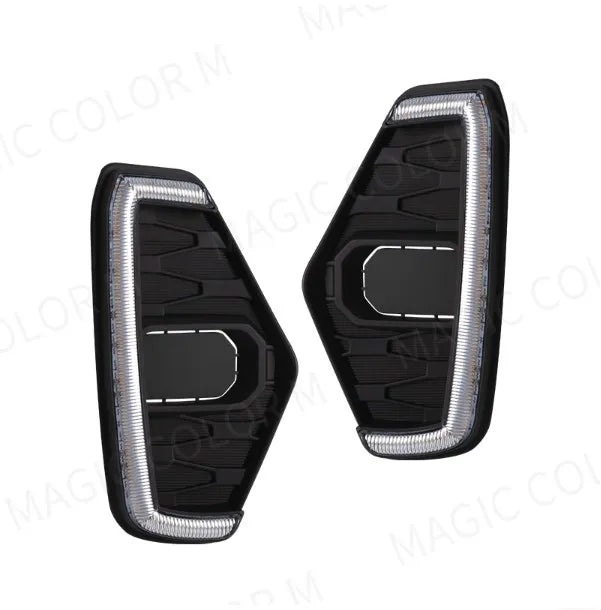 LED DRL For Nissan Navara NP300 Frontier 2020 2021 2022 Daytime Running Light White Yellow Turn Dynamic Signal Lamp Waterproof