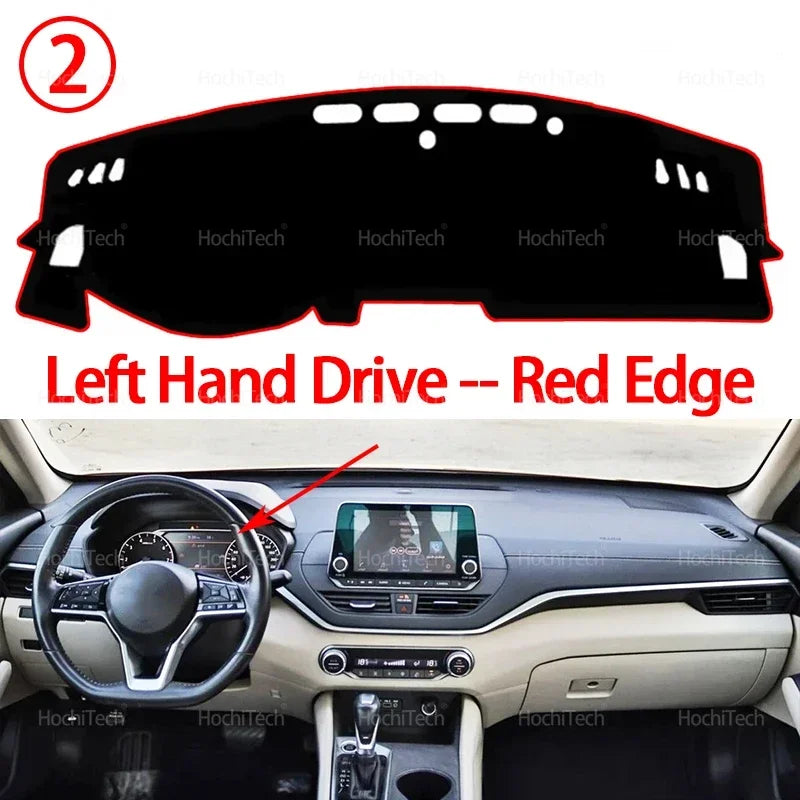 Anti-Slip Mat Dashboard Cover Carpet Sunshade Dashmat Accessories For Nissan Altima L34 2019 2020 2021 2022 2023