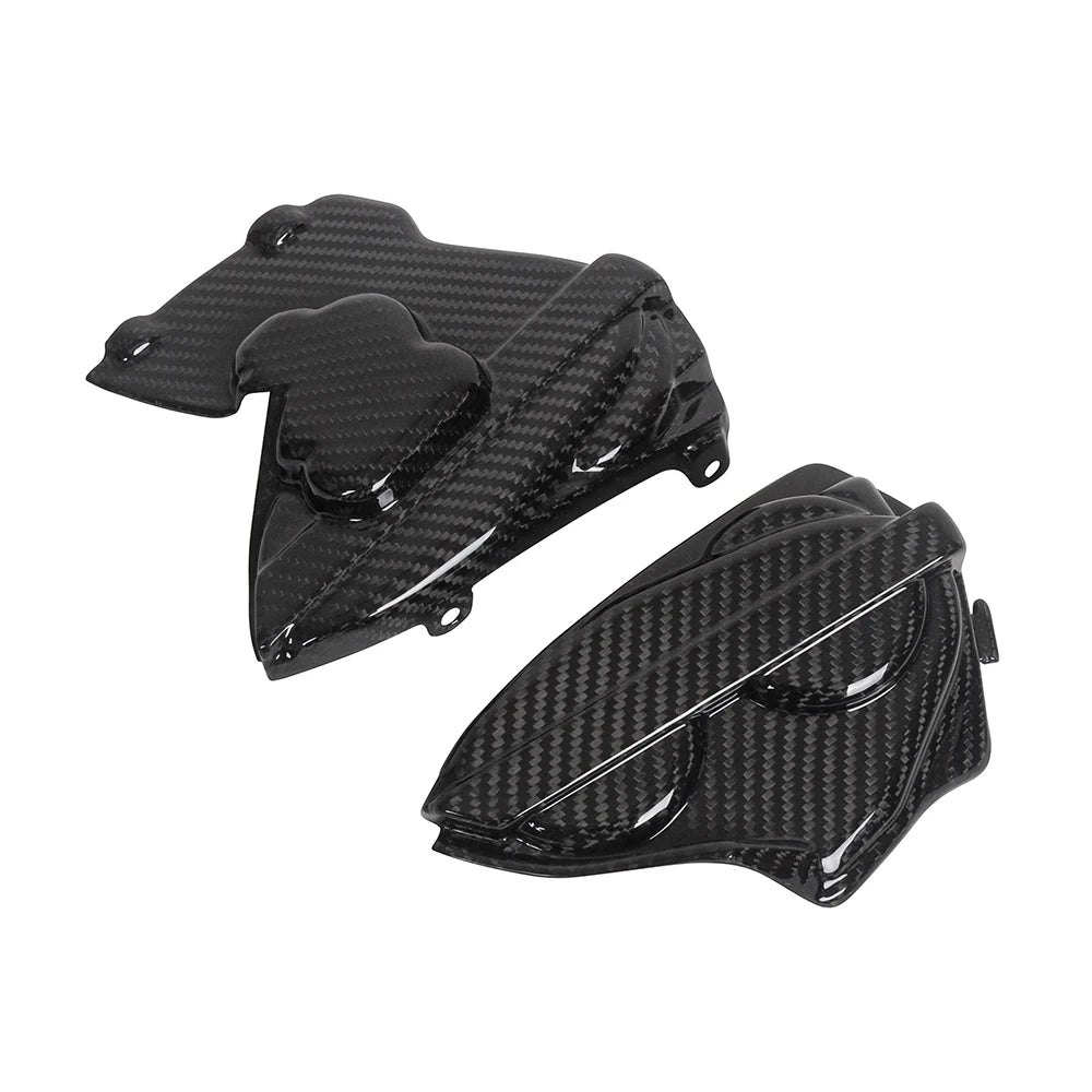 MOTO4U For Ducati Panigale V2 V4 899/959 2014 2015 2016 2017 100% Carbon Fiber Motorcycle Engine Cam Hood Covers Bonnet 2PCS