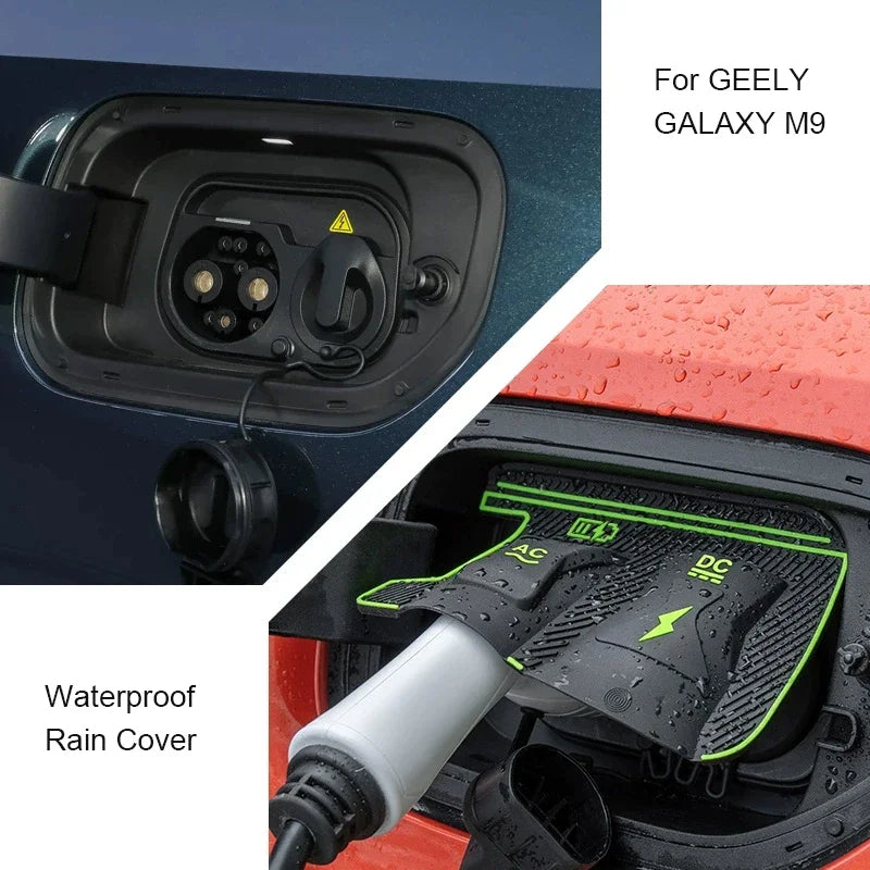 New Energy Car Charging Port Waterproof Cover Gun Charge Rain Cover For ROX 01 GEELY GALAXY L7 E5 EX5 E8 M9 GEOME STARRAY EM-i