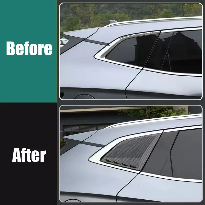 For BYD Sealion 6 Seal U Song Plus DM-i EV 2020 2024 Rear window Rear triangular blinds decorative frame Exterior modification