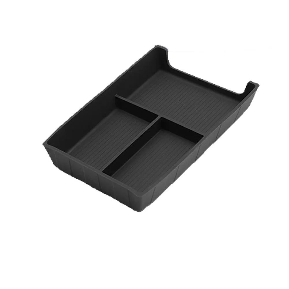 Center Console Bottom Storage Box For BYD Sealion 07 EV 2024-2026 Silicone Wear-Resistant Interior Organizer Accessory