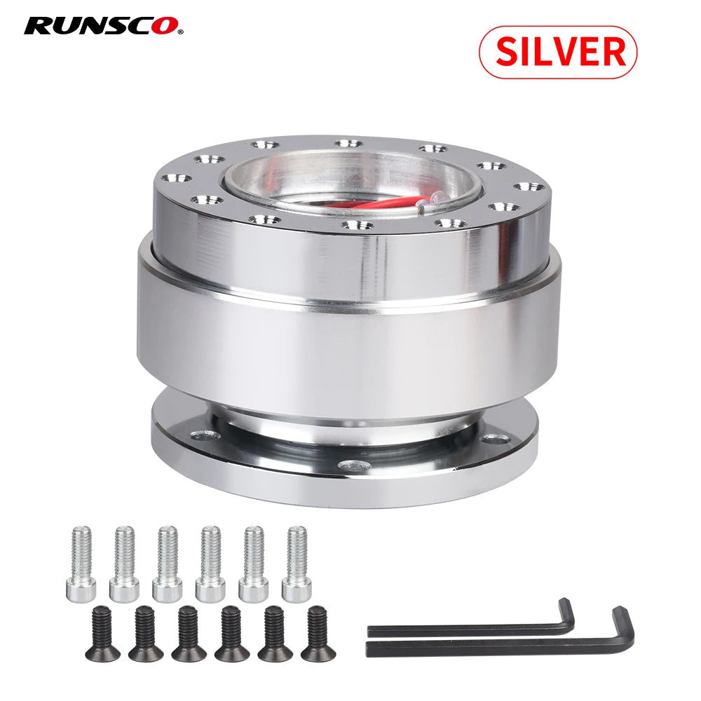 Universal Car Auto Steering Wheel Quick Release Hub Adapter Snap Off Boss Kit Car Accessories