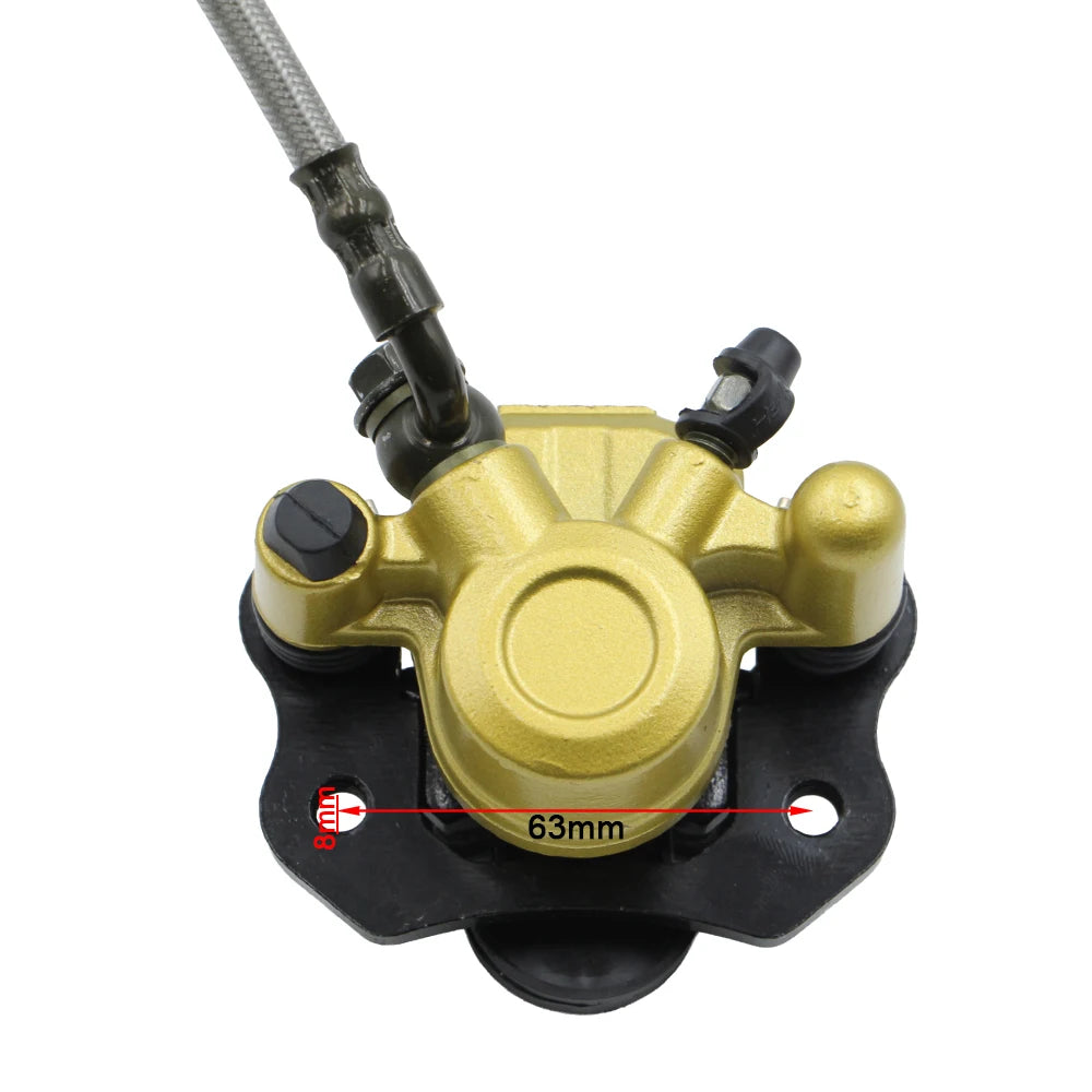 Hydraulic Disc Brake Master Cylinder Caliper Foot Brake Fit For DIY Venue Racing Drift Kart Tricycle ATV Quad Bike Replace Parts