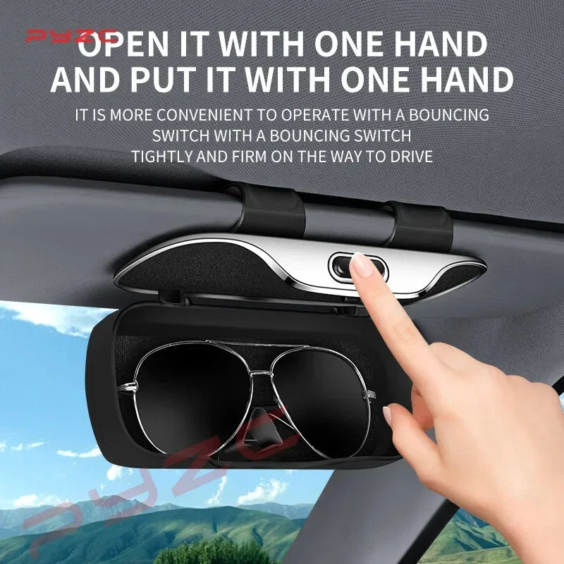 For BYD Leopard 8 Dolphin Atto 3 Han Seal U Tang Song Yuan Accessories Car Visor Sunglasses Glasses Case Glasses Holder Clip Box