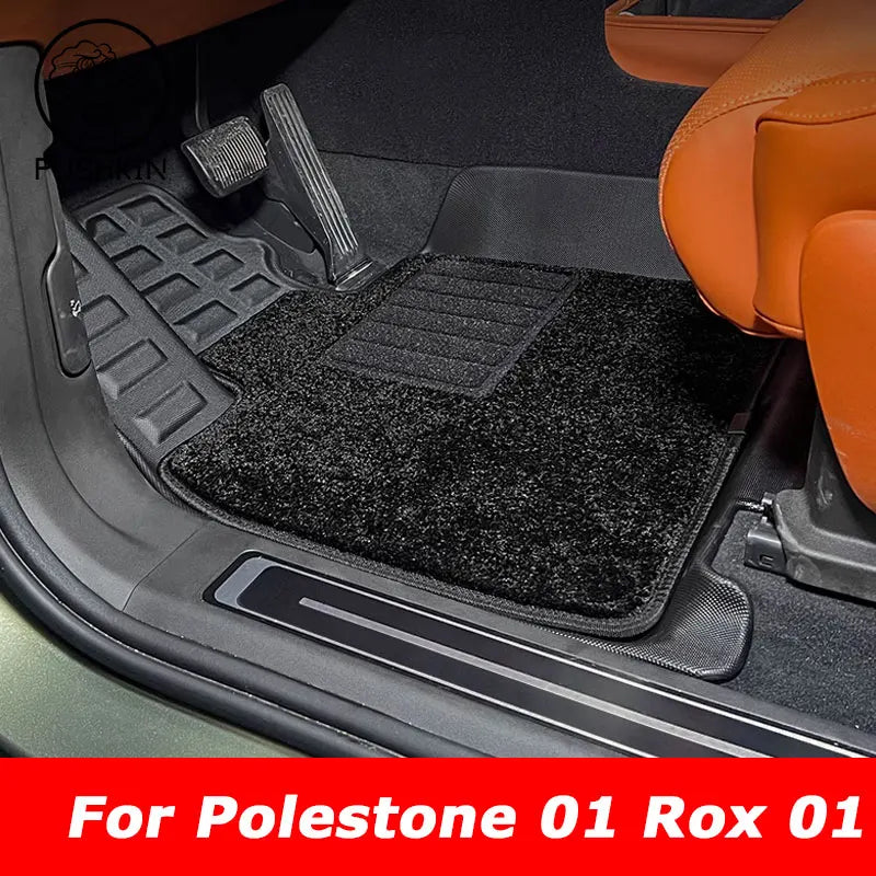 For Rox Adams polestone 01 ROX 01 2026 2025 TPE Floor Mats Dirt-resistant Foot Carpet Floor Cover Auto Interior Accessories