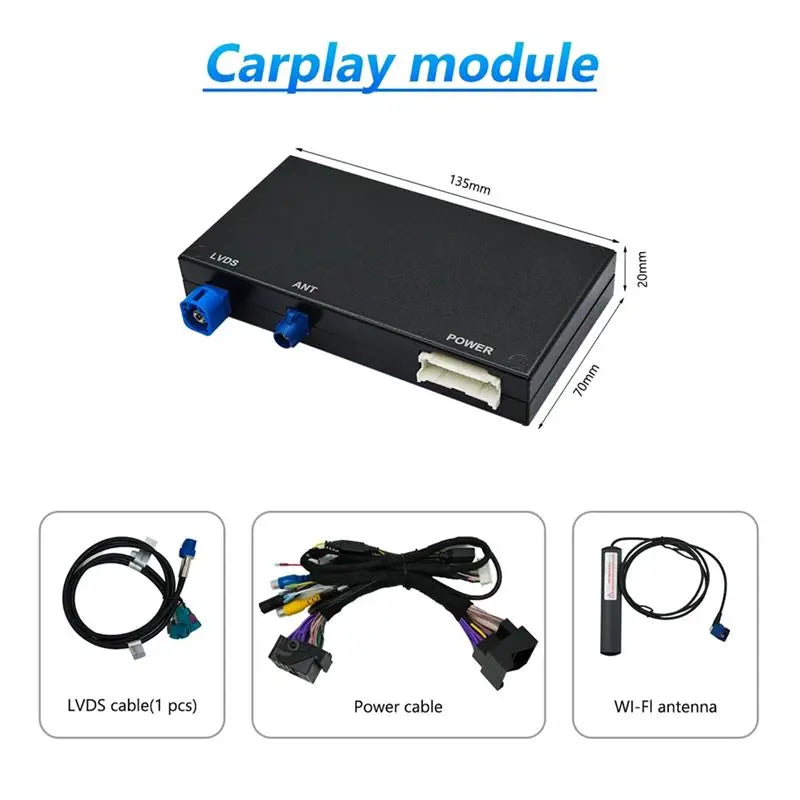 A54K-Wireless For Mercedes C/GLC/S Class W205 W253 NTG5.0 Carplay Module Android Auto Box Car Play Interface System