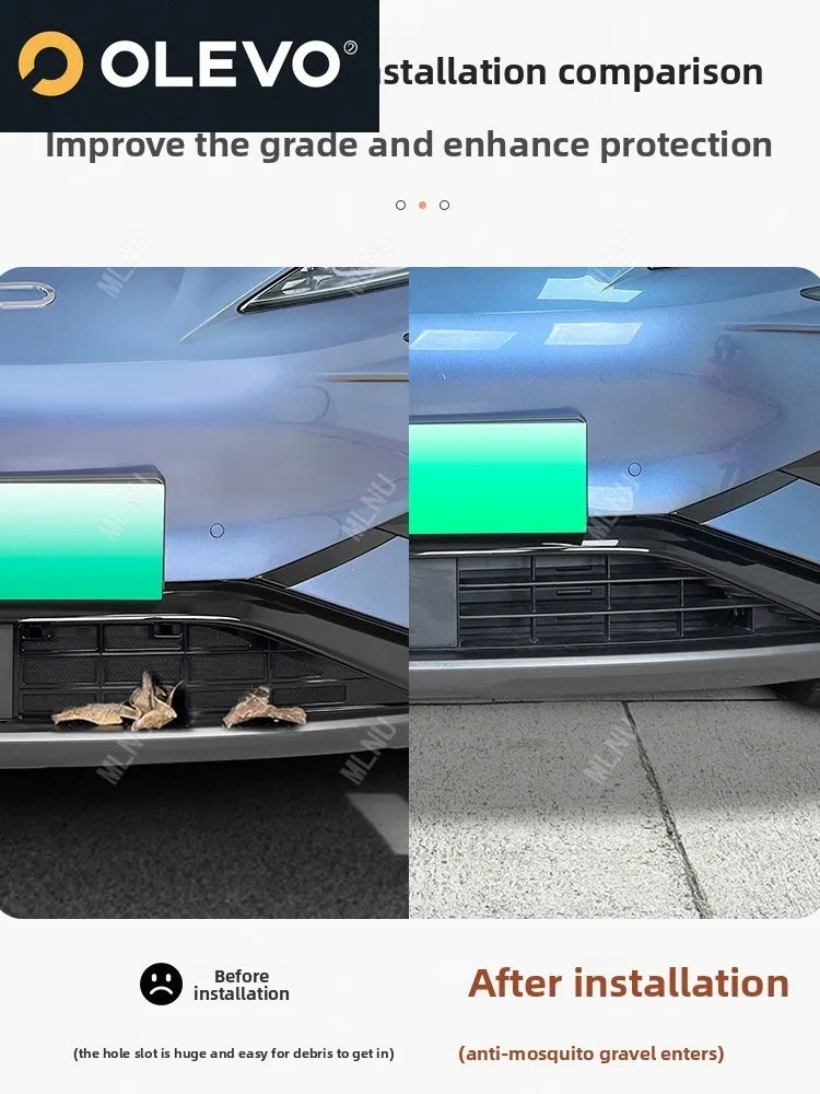 New For BYD Sealion 7 Accessories 2026/2025 Front Bumper Insect Screen-Aluminum Mesh, ABS Material, Split Design, Anti-Scratch