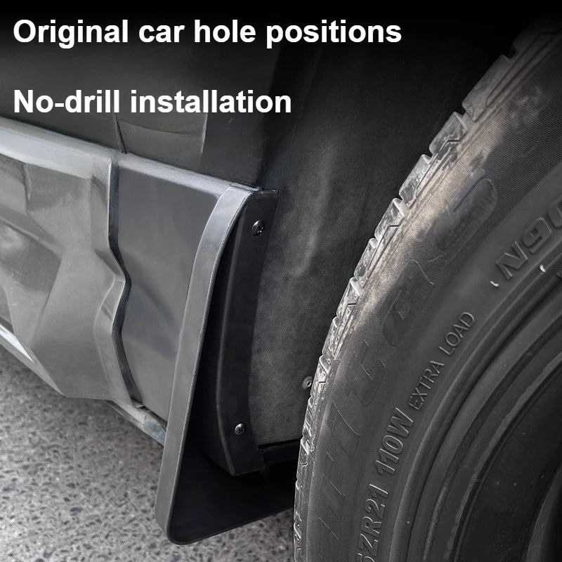 For BAIC JISHI Polestone 01 ROX 01 2023-2025 Car Four Wheels Mudguards Fender Wear-resistant Mudflap Splash Guard Exterior Parts