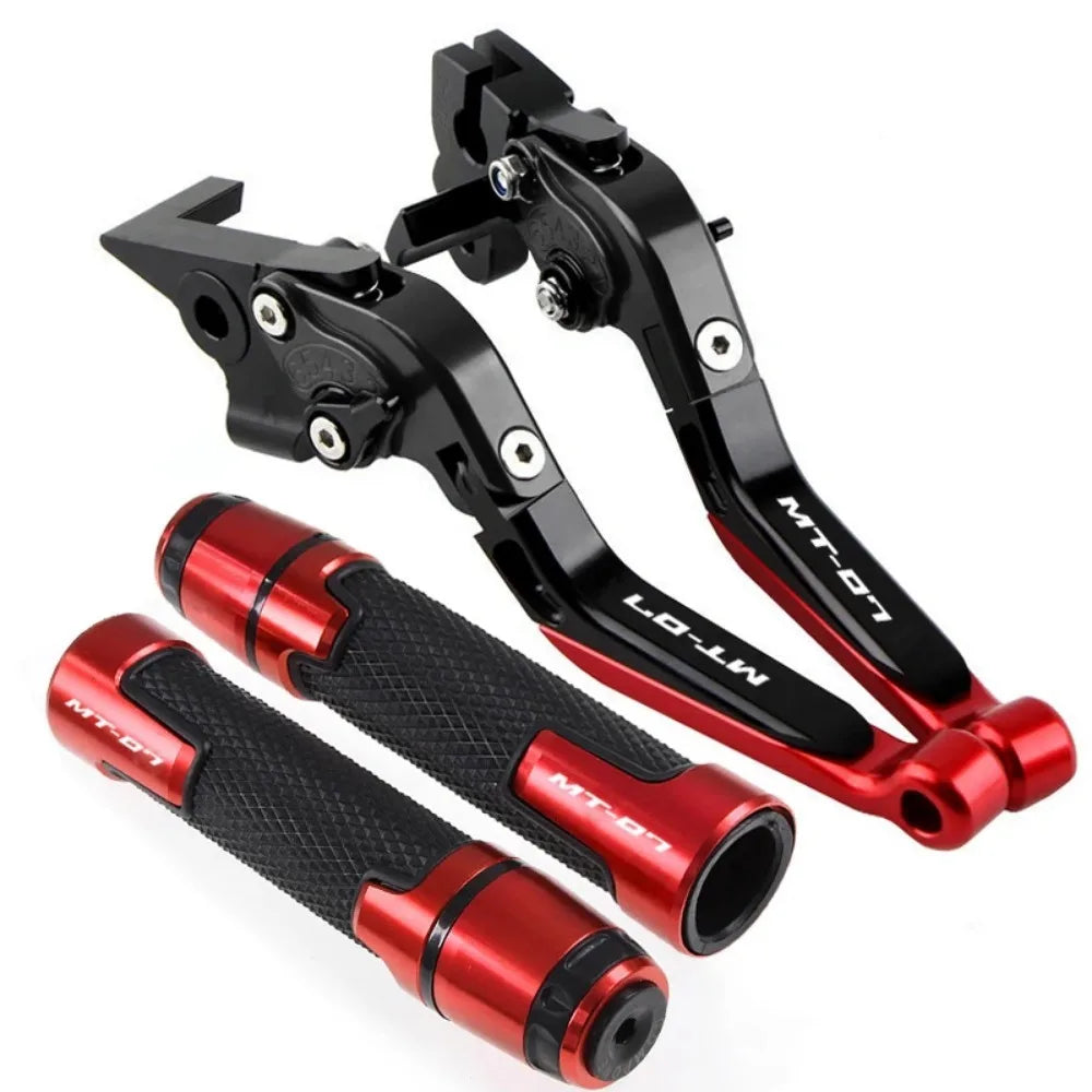 For Yamaha MT-07 FZ-07 MT 07 FZ07 MT07 FZ 07 2014-2025 Motorcycle CNC Adjustable Folding Extendable Brake Clutch Levers Handle