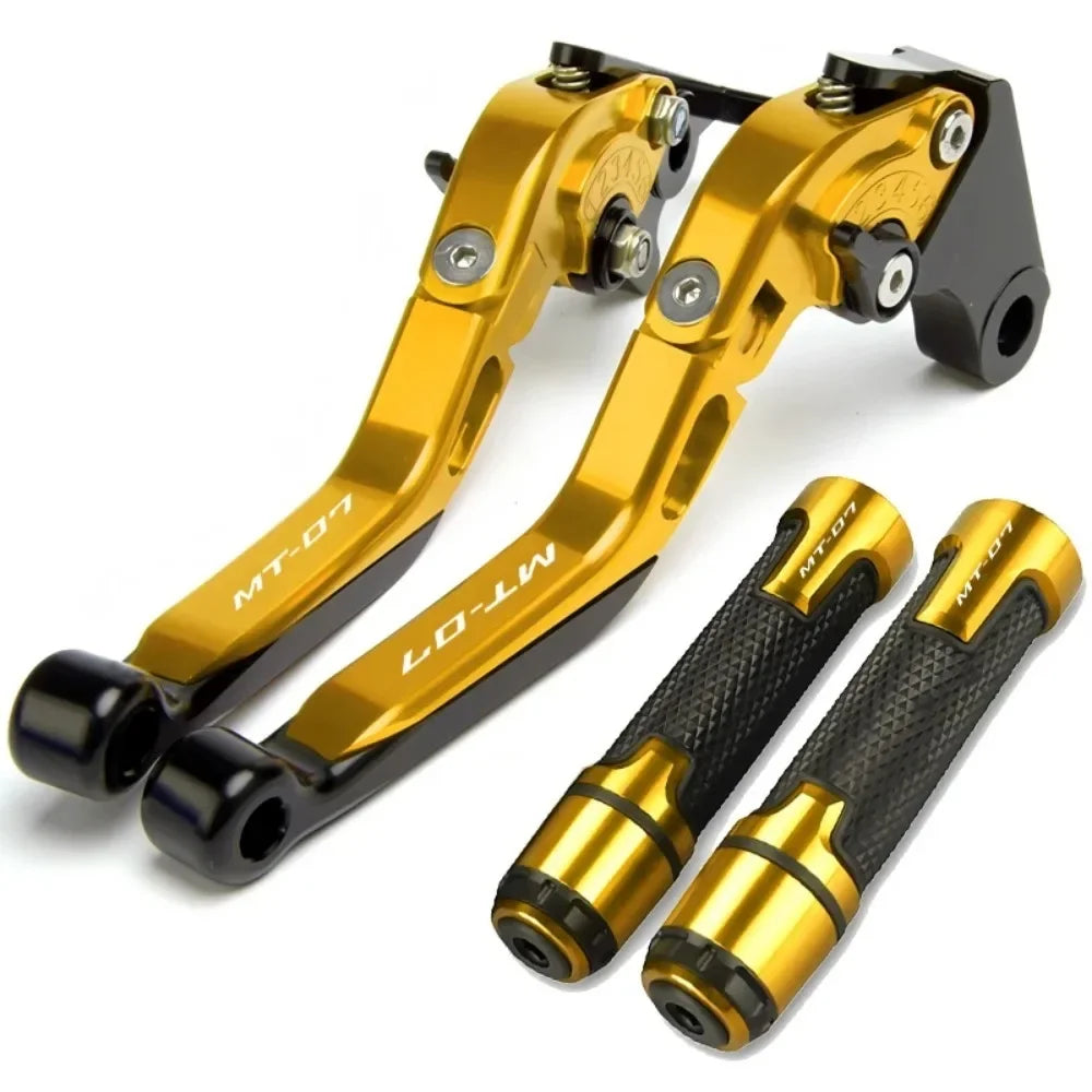 For Yamaha MT-07 FZ-07 MT 07 FZ07 MT07 FZ 07 2014-2025 Motorcycle CNC Adjustable Folding Extendable Brake Clutch Levers Handle